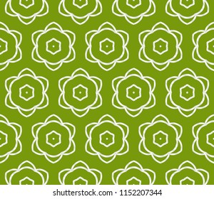 Seamless texture of geometric ornament. Vector illustration. For the interior design, printing, web and textile.