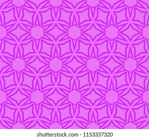 Seamless texture of geometric ornament. Vector illustration. For the interior design, printing, web and textile.