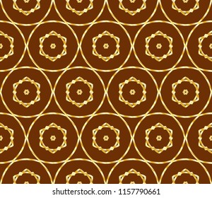 Seamless texture of geometric ornament. Vector illustration. For the interior design, printing, web and textile.