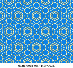 Seamless texture of geometric ornament. Vector illustration. For the interior design, printing, web and textile.