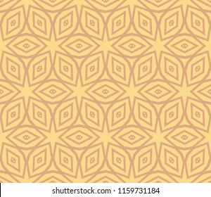 Seamless texture of geometric ornament. Vector illustration. For the interior design, printing, web and textile.