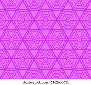 Seamless texture of geometric ornament. Vector illustration. For the interior design, printing, web and textile.