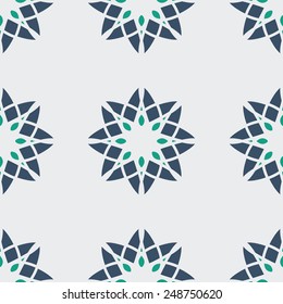 Seamless texture with geometric ornament. Vector pattern