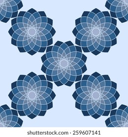 Seamless texture with geometric ornament. Vector pattern