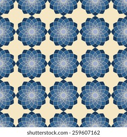 Seamless texture with geometric ornament. Vector pattern