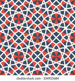 Seamless texture with geometric ornament. Vector pattern