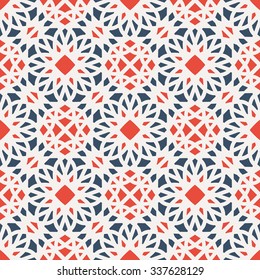 Seamless texture with geometric ornament. Vector pattern