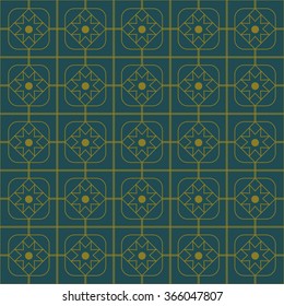 Seamless texture with geometric ornament. Vector pattern