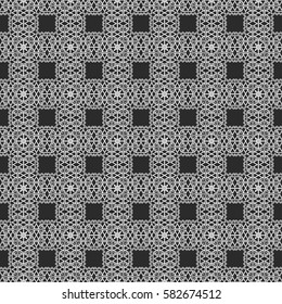 Seamless texture of geometric shape. mirror illustration. For the interior design, printing, web and textile design. Modern design.