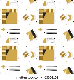 seamless texture with geometric shapes. Covers for books, postcards, flyer, notebooks, cover magazines. Vector Illustration. eps10