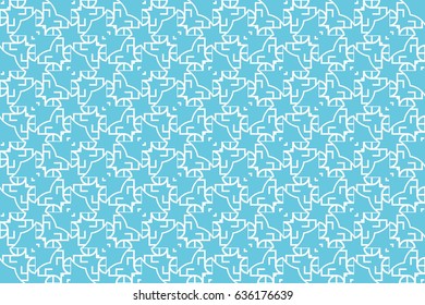 Seamless texture of geometrical ornament. vector illustration. For the interior design, printing, web and textile