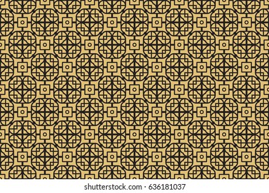 Seamless texture of geometrical ornament. vector illustration. For the interior design, printing, web and textile