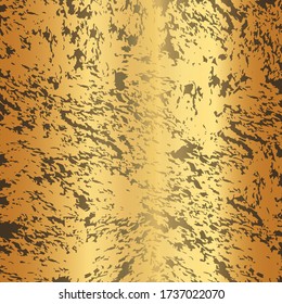 Nahtlose Textur mit Gold und schwarzem Druck.
