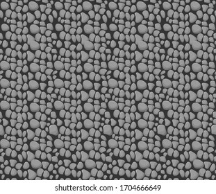 Seamless texture of gray stone. Vector illustration for Ui Game element 
