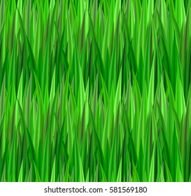 Seamless texture with green grass. Lawn. Vector pattern for your creativity
