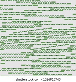 seamless texture of green spiral rods