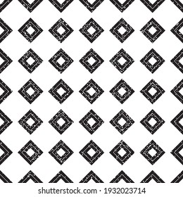 Seamless texture with grunge black squares