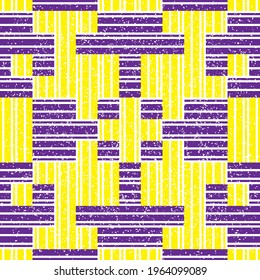 Seamless texture with grunge yellow and violet segments.eps