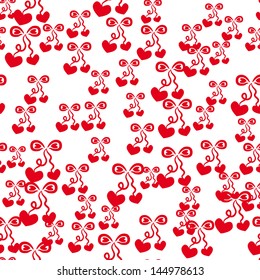 seamless texture with hearts