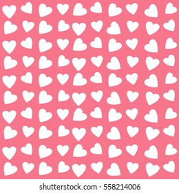 Seamless texture with hearts