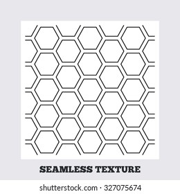 Seamless texture. Hex lines grid texture. Stripped geometric seamless pattern. Modern repeating stylish texture. Flat pattern on white background. Vector