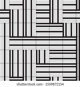 Seamless texture with horizontal and vertical black lines