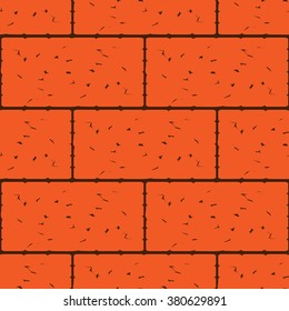 Seamless texture with the image of a brick wall. Vector illustration EPS 10.