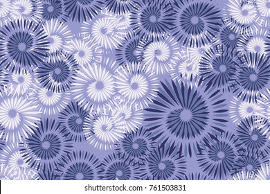 Seamless texture with the image of spiral stars. Suitable for 3D models, textiles, wallpapers and design.
