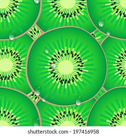 seamless texture of kiwi