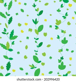seamless texture with leaves