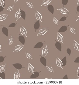 Seamless texture with leaves. Can be used for wallpaper, pattern fills, web page background, surface textures