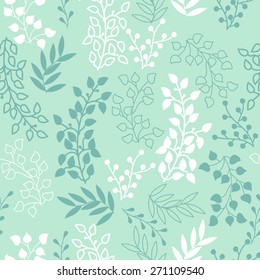 Seamless texture with leaves. Can be used for wallpaper, pattern fills, web page background, surface textures