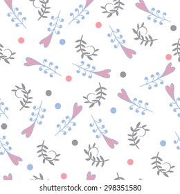 Seamless texture with leaves. Can be used for wallpaper, pattern fills, web page background, surface textures