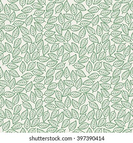 Seamless Texture Leaves Vector Image Stock Vector (Royalty Free ...