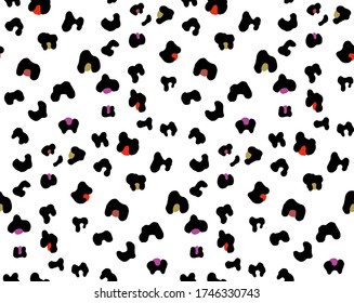 seamless texture leopard print vector