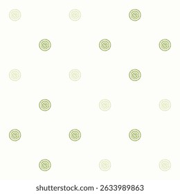 Nahtlose Textur mit hellgrünem und dunkelgrünem Kreis Mandala-Muster für Textur-Hintergrund-Muster für die Verwendung in Ornament für Stoff, Textil, Umschlagpapier, Karte, Einladung, Tapete, Kleid