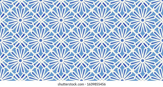 Seamless texture with luxury arabic ornament. Vector border pattern
