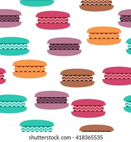 Seamless texture of a macaroon.