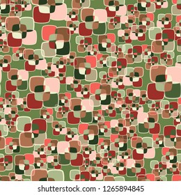 Seamless texture made from color rounded squares.