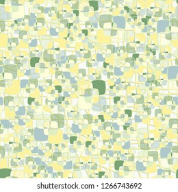 Seamless texture made from color rounded squares. Background consisting of an abstract grid.