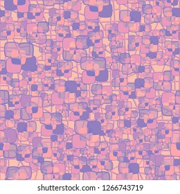 Seamless texture made from color rounded squares. Background consisting of an abstract grid.