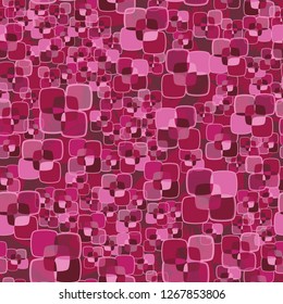 Seamless texture made from color rounded squares. 