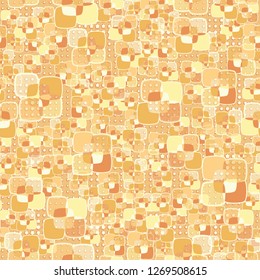 Seamless texture made from color rounded squares. Background consisting of rows of five-pointed stars.