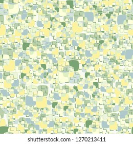 Seamless texture made from color rounded squares. Background consisting of pseudoconvex squares. 