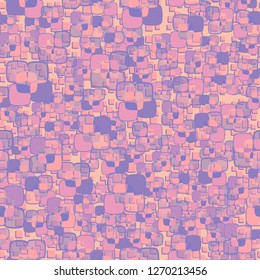 Seamless texture made from color rounded squares. Background consisting of pseudoconvex squares. 