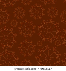 seamless texture with mandala