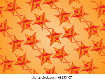 Seamless texture of maple leaves.Vector illustration.Autumn theme.
