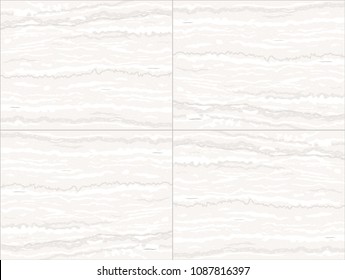 Seamless texture of marble tiles. Wall of limestone. A natural stone. Vector graphics.