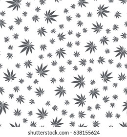 Seamless Texture Marijuana Black