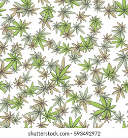 Seamless Texture Marijuana One